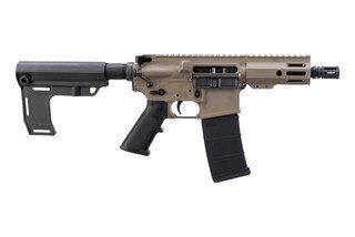 Flat Dark Earth AR-15 pistol.